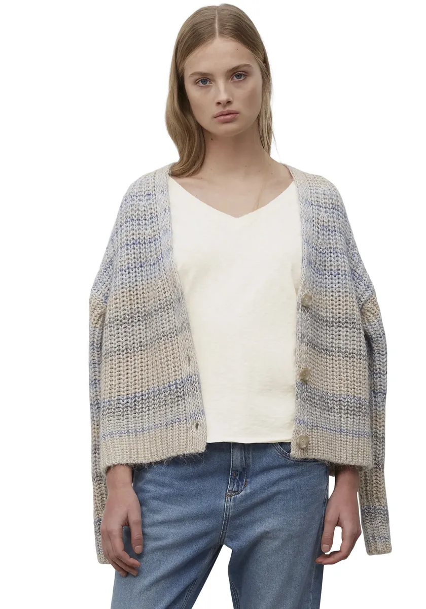 Футболка Marc O'Polo DENIM с закругленным V-образным вырезом, белый 
Футболка Marc O'Polo DENIM с закругленным V-образным вырезом, белый