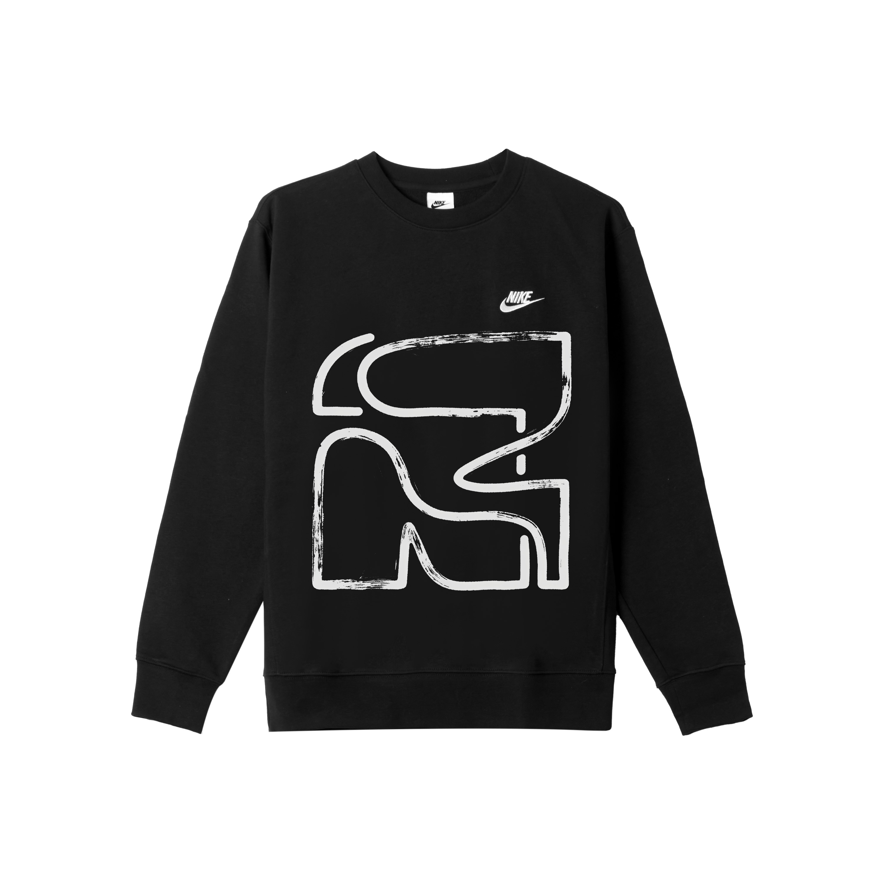 Nike Свитшот мужской черный с круглым вырезом, умеренно свободный, обычный крой
Nike Свитшот мужской черный с круглым вырезом, умеренно свободный, обычный крой