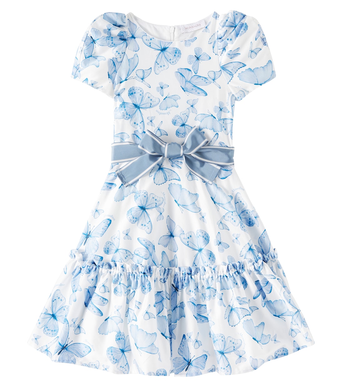 Платье из смесовой хлопковой ткани Monnalisa, Panna+Celeste
Платье из смесовой хлопковой ткани Monnalisa, Panna+Celeste