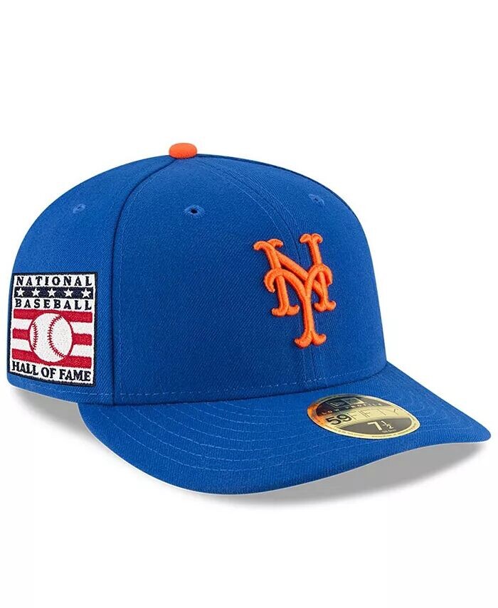 Мужская приталенная шляпа Royal New York Mets National Baseball Fame Low Profile 59FIFTY New Era, синий 
Мужская приталенная шляпа Royal New York Mets National Baseball Fame Low Profile 59FIFTY New Era, синий