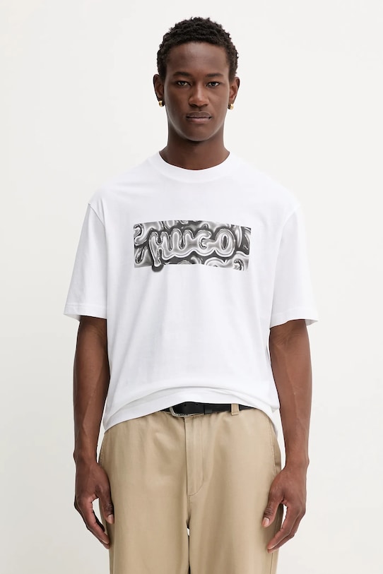 Футболка из хлопка Hugo Blue, белый
Футболка из хлопка Hugo Blue, белый