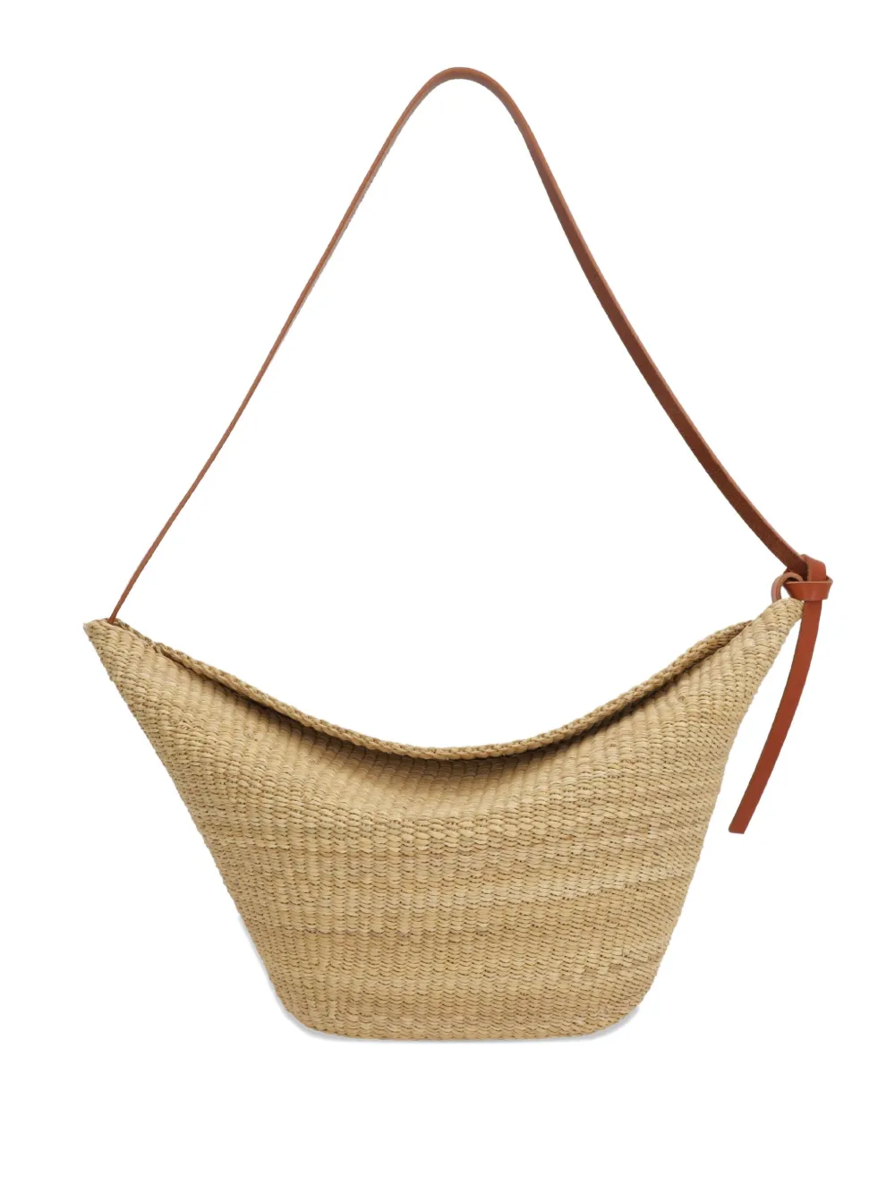 Сумка через плечо из изогнутой кожи с травяным узором Inès Bressand, нейтральный
Сумка через плечо из изогнутой кожи с травяным узором Inès Bressand, нейтральный