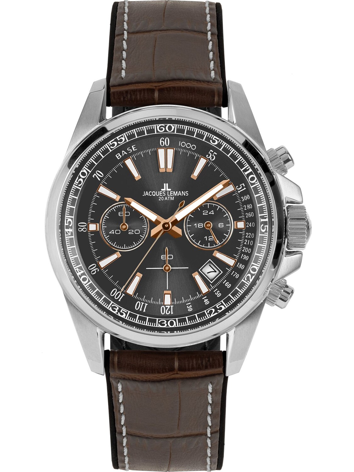 Jacques Lemans Аналоговые часы в коричневом цвете
Jacques Lemans Аналоговые часы в коричневом цвете