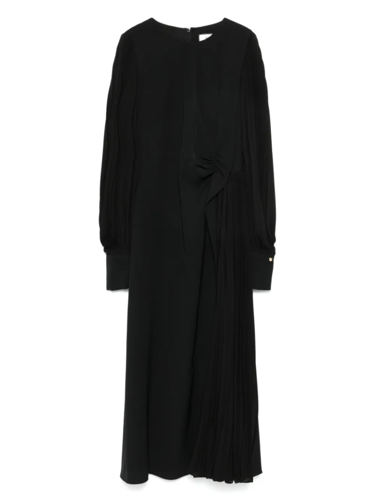 Платье макси с плиссировкой NISSA, черный 
Платье макси с плиссировкой NISSA, черный