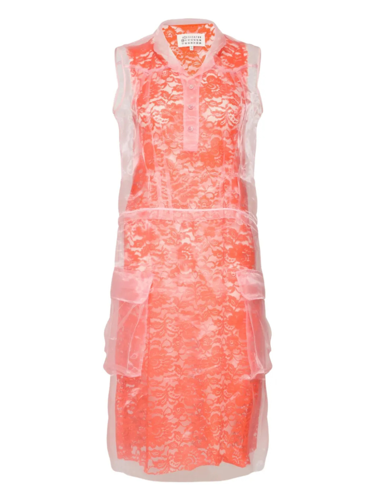 Maison Margiela многослойное платье миди, оранжевый
Maison Margiela многослойное платье миди, оранжевый