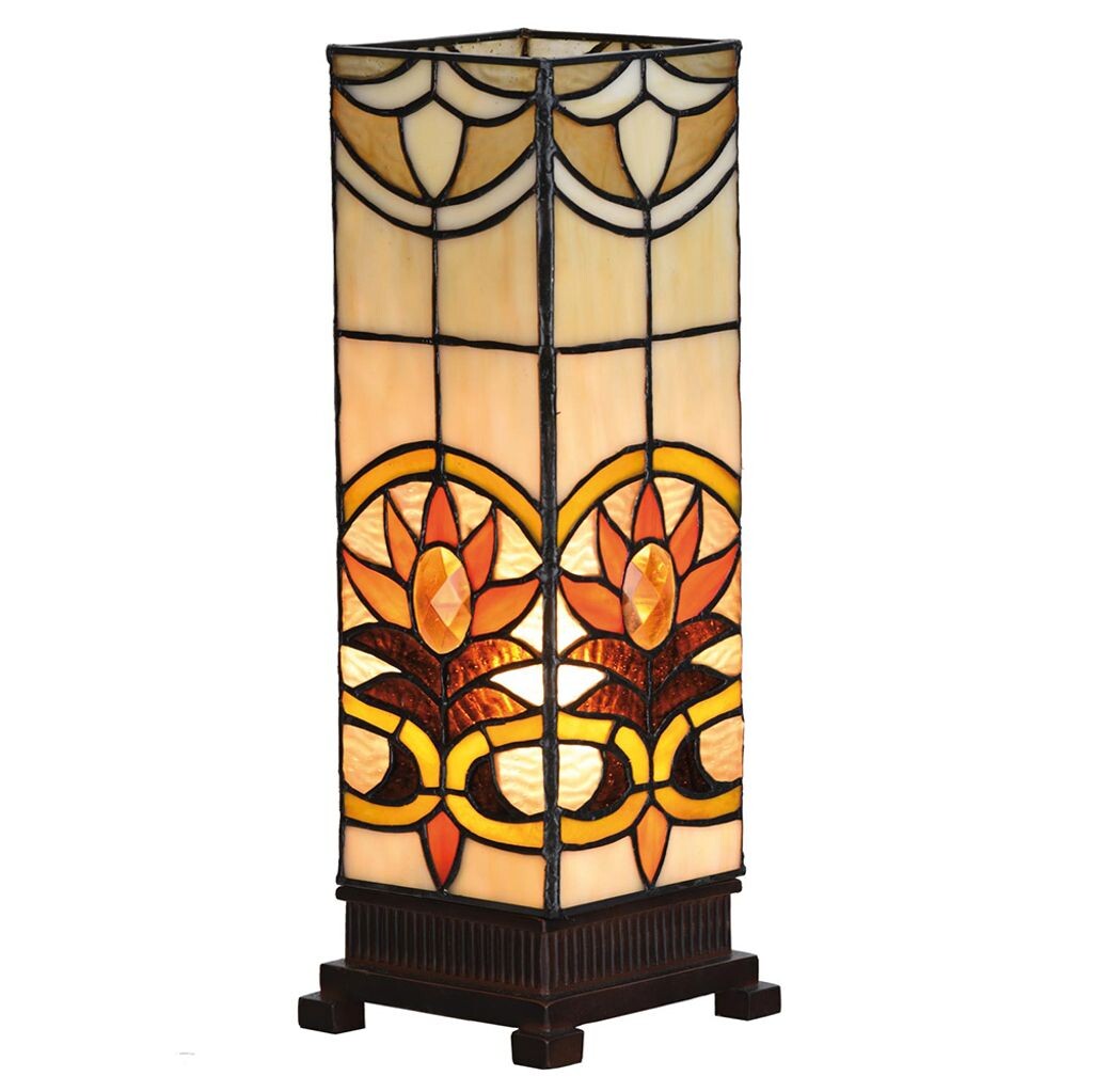Clayre & Eef Tiffany Настольная лампа 12x12x35 см бежевый коричневый стекло квадрат Clayre&Eef
Clayre & Eef Tiffany Настольная лампа 12x12x35 см бежевый коричневый стекло квадрат Clayre&Eef