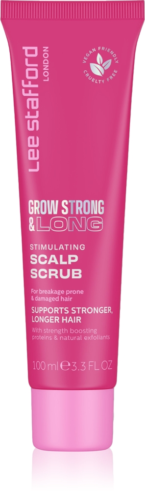 Стимулирующий скраб для кожи головы «Вырасти сильными и длинными» для веганов Lee Stafford, 100 мл
Стимулирующий скраб для кожи головы «Вырасти сильными и длинными» для веганов Lee Stafford, 100 мл