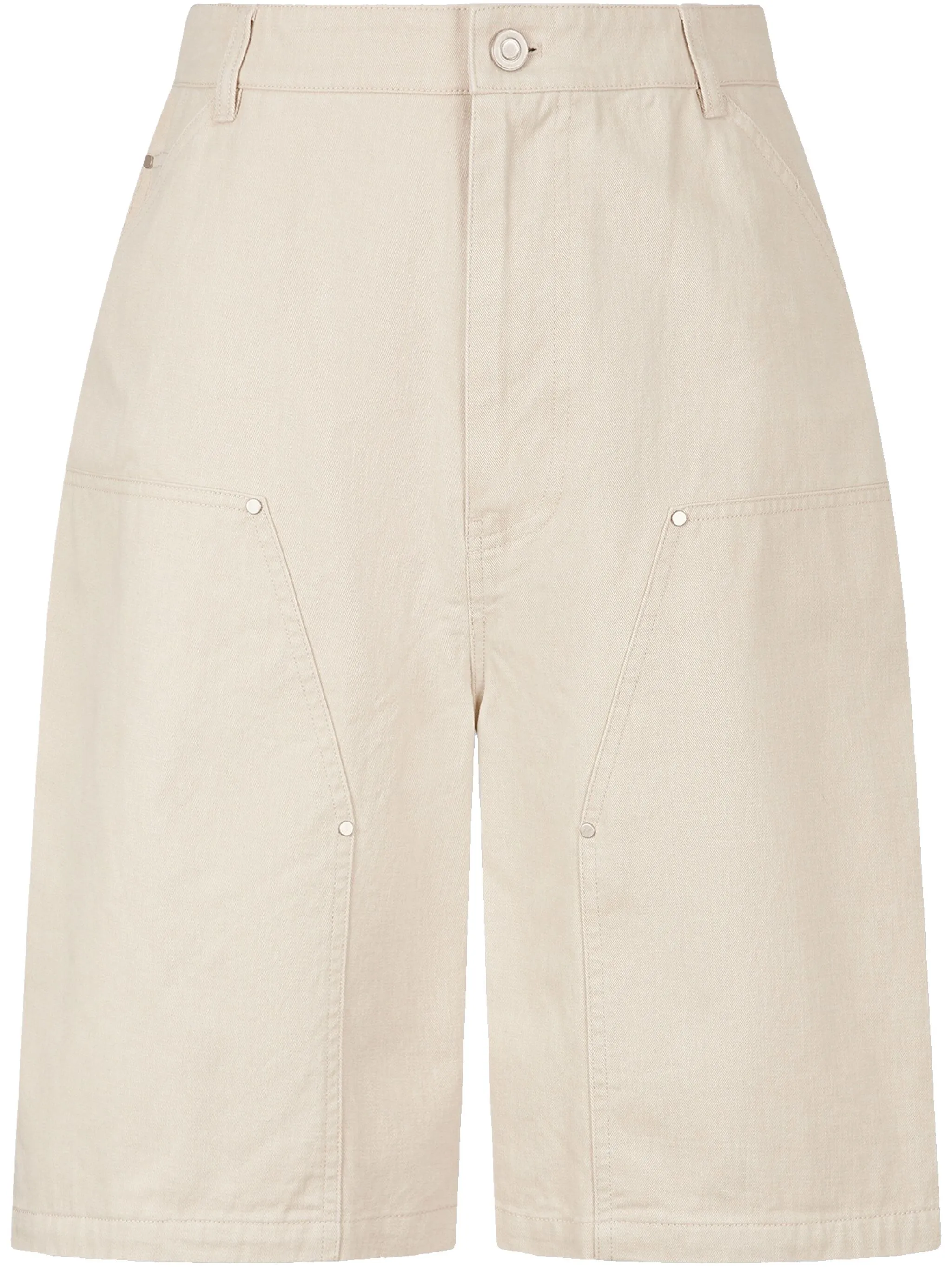 Шорты с контрастной строчкой Tomboy, бежевый
Шорты с контрастной строчкой Tomboy, бежевый