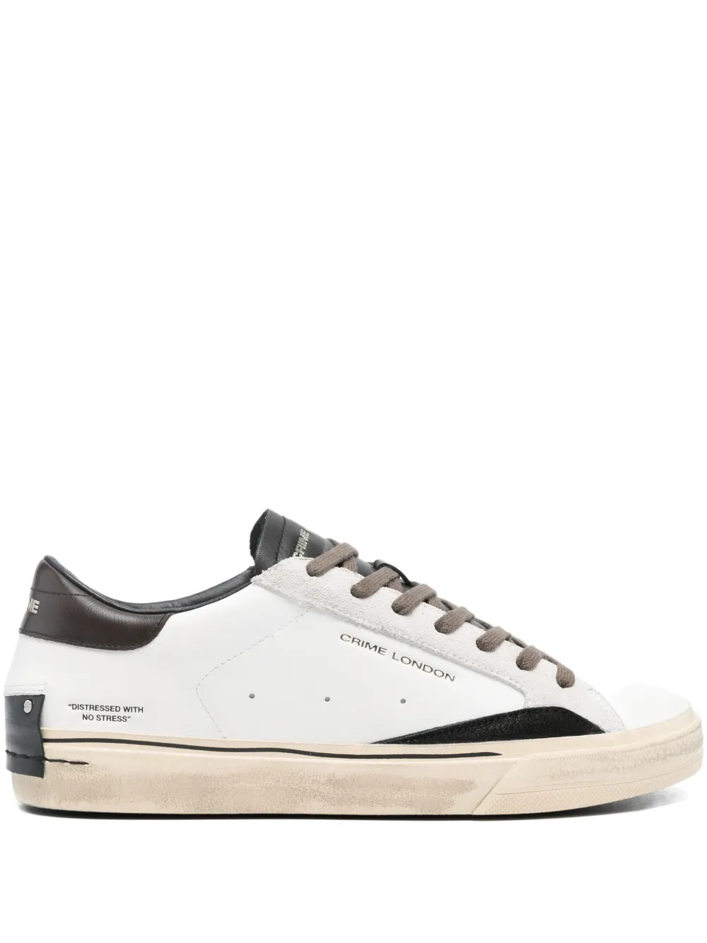 Кожаные кроссовки Distressed Crime London, белый
Кожаные кроссовки Distressed Crime London, белый