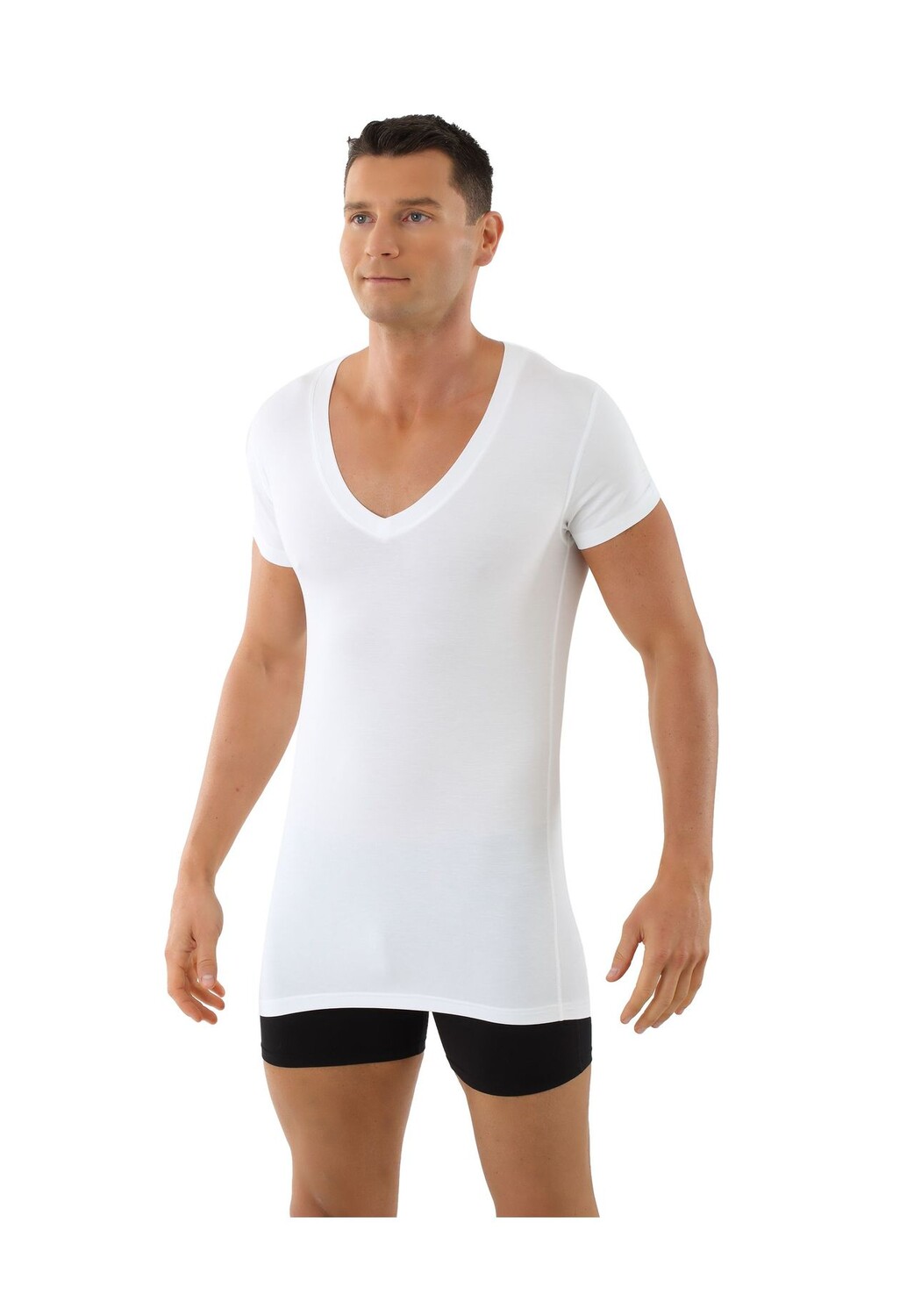 Майка Deep-V легкая, дышащая, с коротким рукавом Albertkreuz
Майка Deep-V легкая, дышащая, с коротким рукавом Albertkreuz