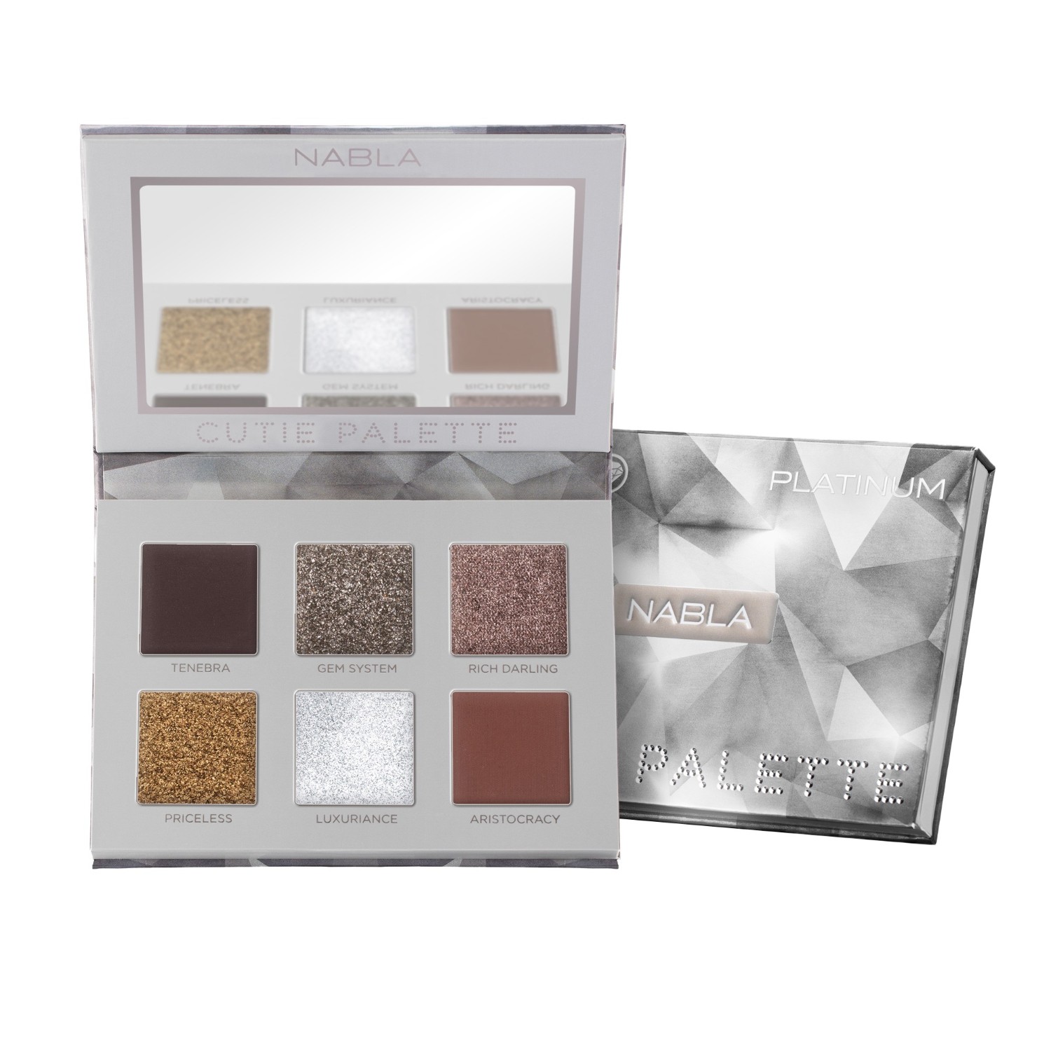 Тени для век cutie palette Nabla, platinum, вес 7.7 гр.
Тени для век cutie palette Nabla, platinum, вес 7.7 гр.