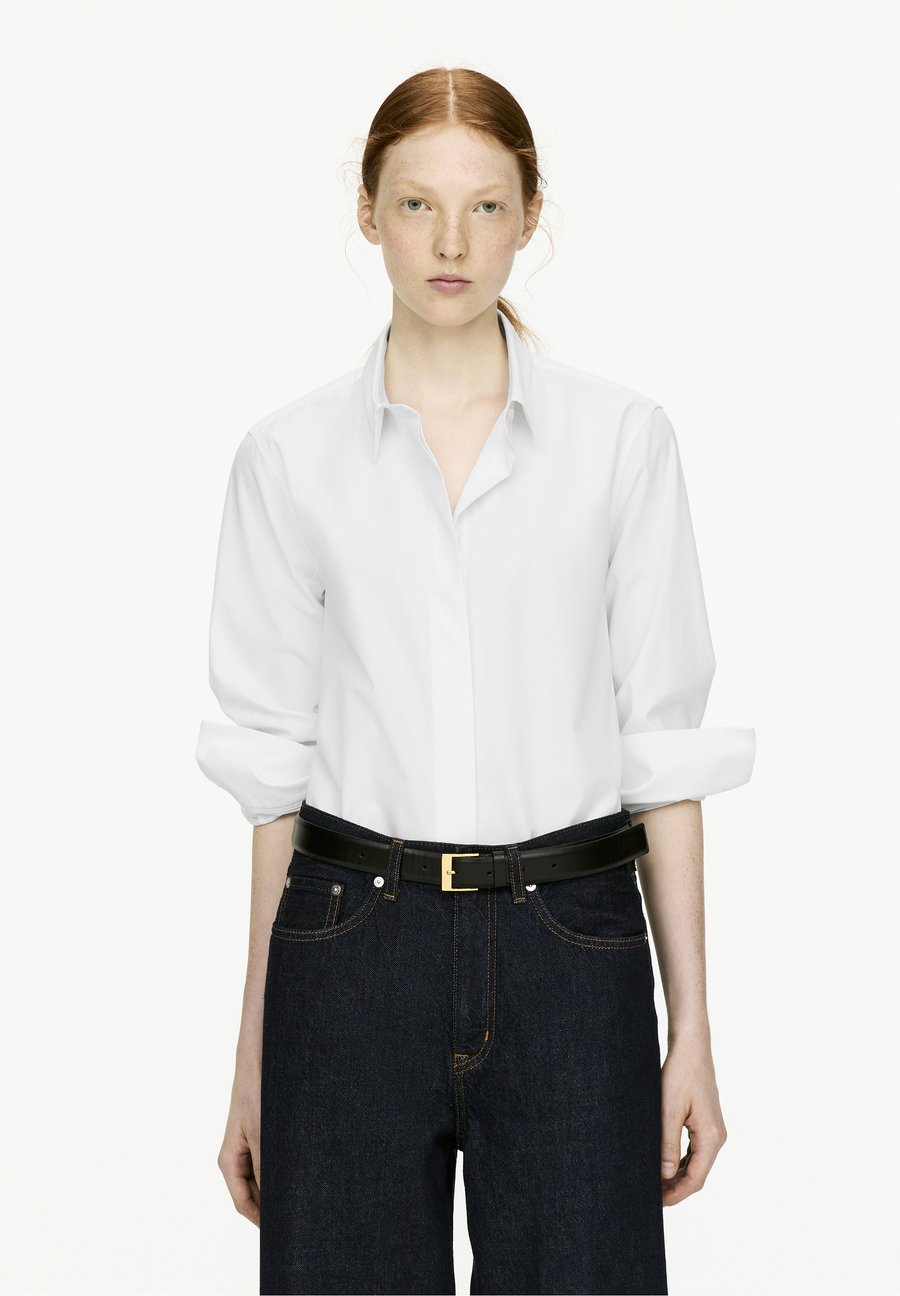 Блуза ARKET Button-down blouse, White
Блуза ARKET Button-down blouse, White