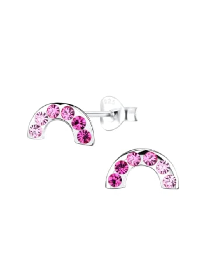 Alexander York Серьги-гвоздики с розовыми кристаллами в радужной оправе из серебра 925 пробы, комплект из 2 штук
Alexander York Серьги-гвоздики с розовыми кристаллами в радужной оправе из серебра 925 пробы, комплект из 2 штук