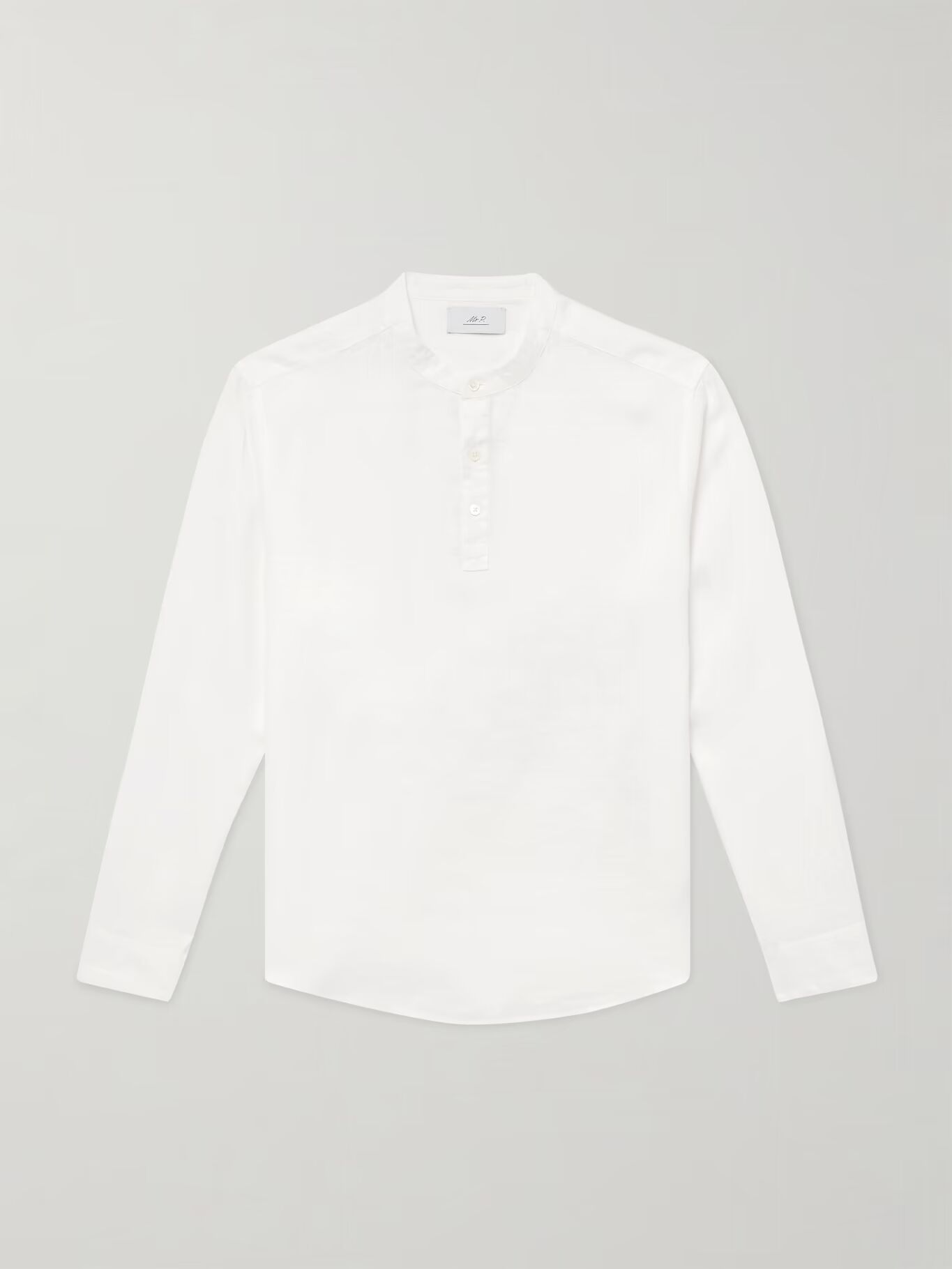 Льняная рубашка с воротником «дедушка» MR P., белый
Льняная рубашка с воротником «дедушка» MR P., белый