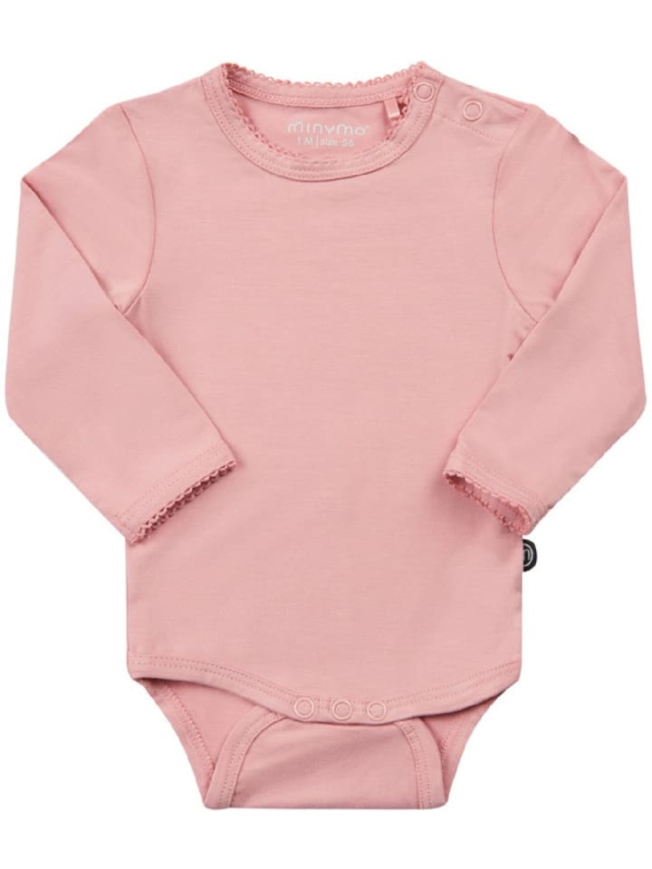 Minymo Детский боди с длинными рукавами "Body LS" розового цвета
Minymo Детский боди с длинными рукавами "Body LS" розового цвета