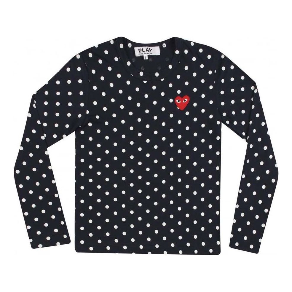 (WMNS) Футболка с длинными рукавами в горошек COMME des GARCONS PLAY, темно-синяя
(WMNS) Футболка с длинными рукавами в горошек COMME des GARCONS PLAY, темно-синяя
