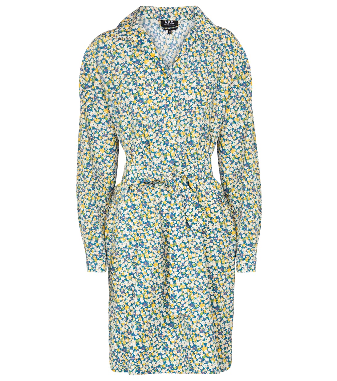 Мини-платье из шелка и хлопка с цветочным принтом Мелисса A.P.C., Bleu
Мини-платье из шелка и хлопка с цветочным принтом Мелисса A.P.C., Bleu