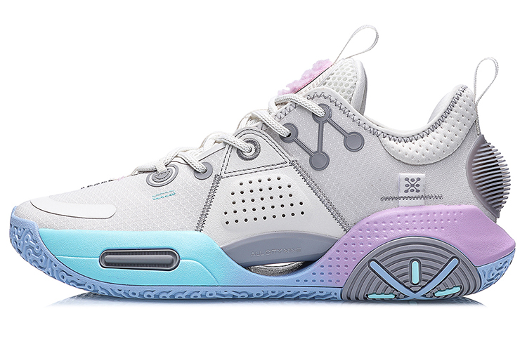 All City 9 Баскетбольные Кроссовки Мужские Низкие Жемчужно-Белый/Орхидейно-Фиолетовый LINING, Белый Фиолетовый
All City 9 Баскетбольные Кроссовки Мужские Низкие Жемчужно-Белый/Орхидейно-Фиолетовый LINING, Белый Фиолетовый