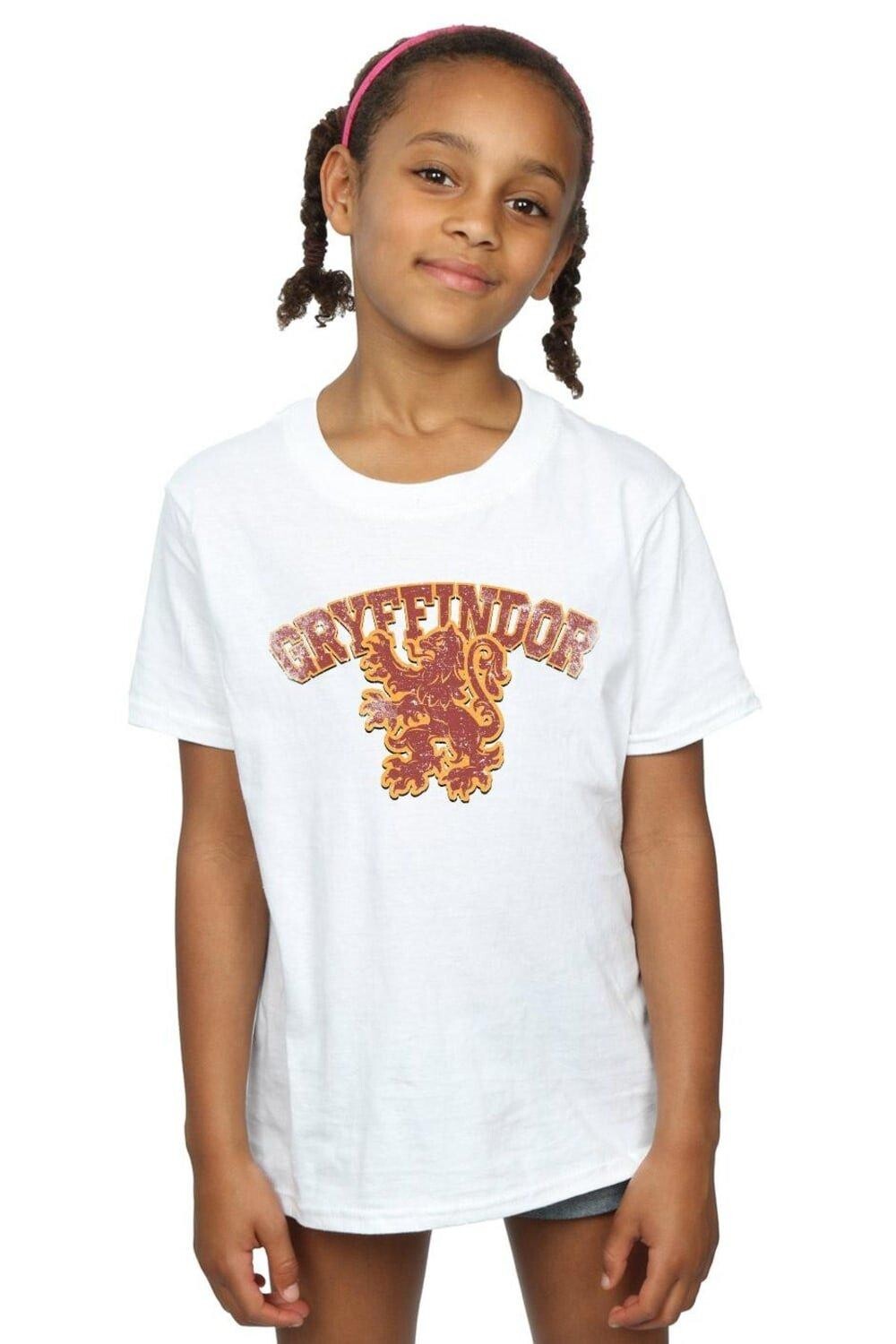 Хлопковая футболка со спортивной эмблемой Гриффиндора Harry Potter, белый
Хлопковая футболка со спортивной эмблемой Гриффиндора Harry Potter, белый