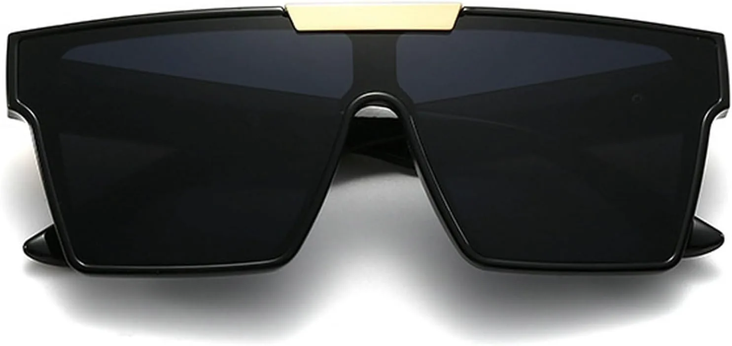 Винтажные мужские солнцезащитные очки с плоской верхней частью, черные квадратные, с градиентной защитой UV400, для женщин, цельные, дизайнерские mincl, Black
Винтажные мужские солнцезащитные очки с плоской верхней частью, черные квадратные, с градиентной защитой UV400, для женщин, цельные, дизайнерские mincl, Black