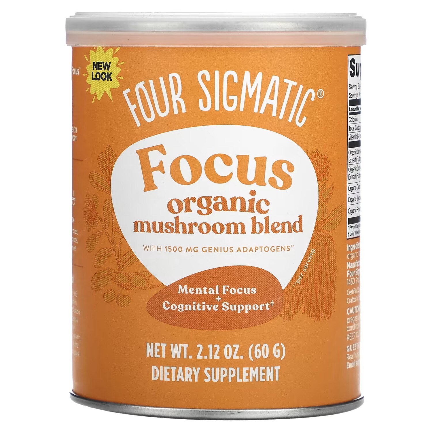 Органическая грибная смесь Four Sigmatic Focus, 60 г
Органическая грибная смесь Four Sigmatic Focus, 60 г