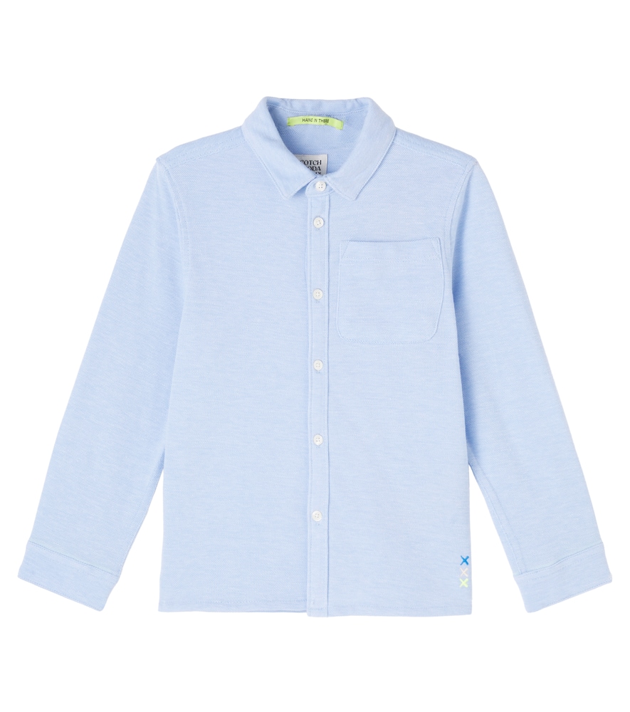 Хлопковая рубашка Scotch & Soda Kids, Cerulean/Bright White
Хлопковая рубашка Scotch & Soda Kids, Cerulean/Bright White