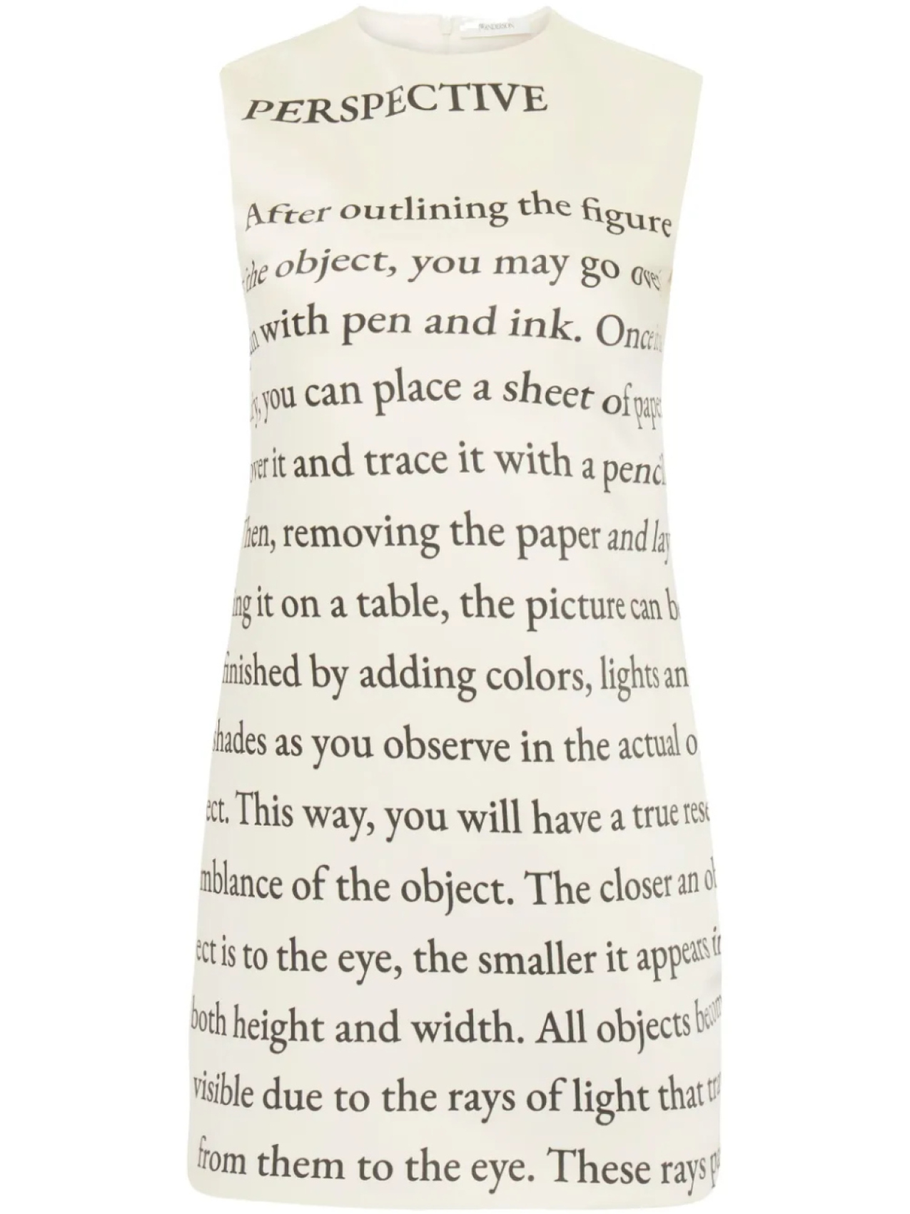 Платье мини с текстовым принтом JW Anderson, нейтральный
Платье мини с текстовым принтом JW Anderson, нейтральный