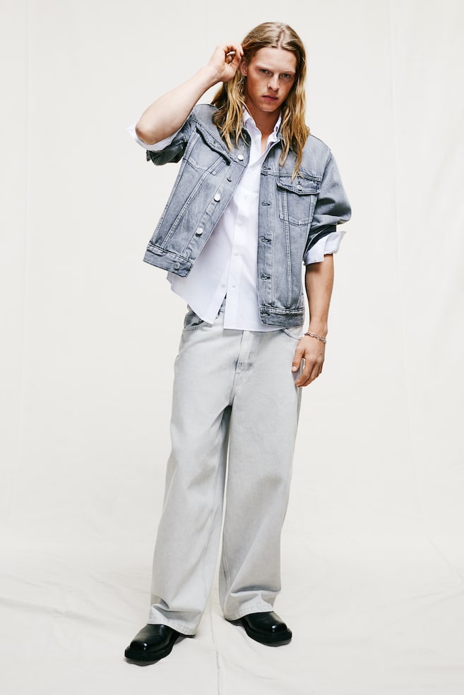 Очень мешковатые джинсы H&M, серый
Очень мешковатые джинсы H&M, серый