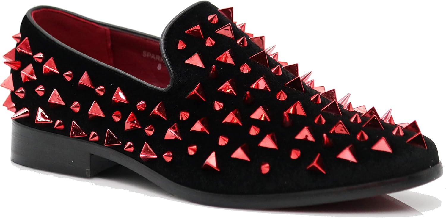 Мужские винтажные лоферы SPK09 с шипами, слипоны, модная обувь, классические вечерние туфли-токседо Enzo Romeo, красный
Мужские винтажные лоферы SPK09 с шипами, слипоны, модная обувь, классические вечерние туфли-токседо Enzo Romeo, красный