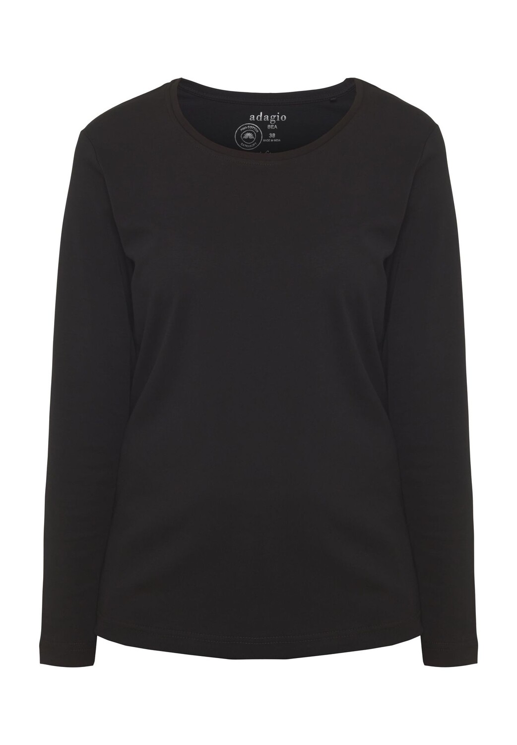 Рубашка с длинными рукавами Беа, повседневный образ, круглый вырез, женская Adagio, цвет Deep Black
Рубашка с длинными рукавами Беа, повседневный образ, круглый вырез, женская Adagio, цвет Deep Black