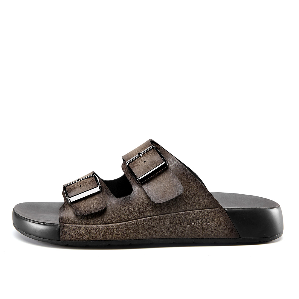 YEARCON Тапочки-слайды мужские коричневые
YEARCON Тапочки-слайды мужские коричневые