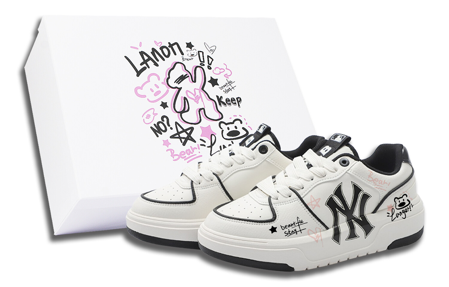 Кроссовки MLB Chunky Liner Skateboarding Shoes Unisex Low-top White/Black, белый/черный
Кроссовки MLB Chunky Liner Skateboarding Shoes Unisex Low-top White/Black, белый/черный