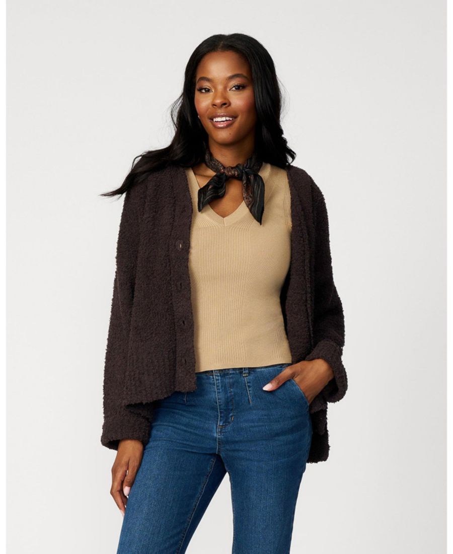 Женский уютный кардиган с капюшоном класса люкс для отдыха Cable & Gauge, Chocolate torte
Женский уютный кардиган с капюшоном класса люкс для отдыха Cable & Gauge, Chocolate torte