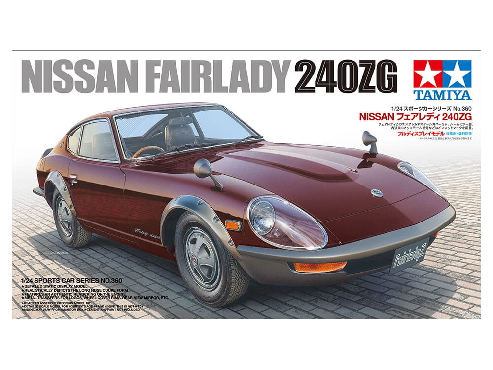 Тамия 24360 1:24 Nissan Fairlady 240Zg Tamiya
Тамия 24360 1:24 Nissan Fairlady 240Zg Tamiya