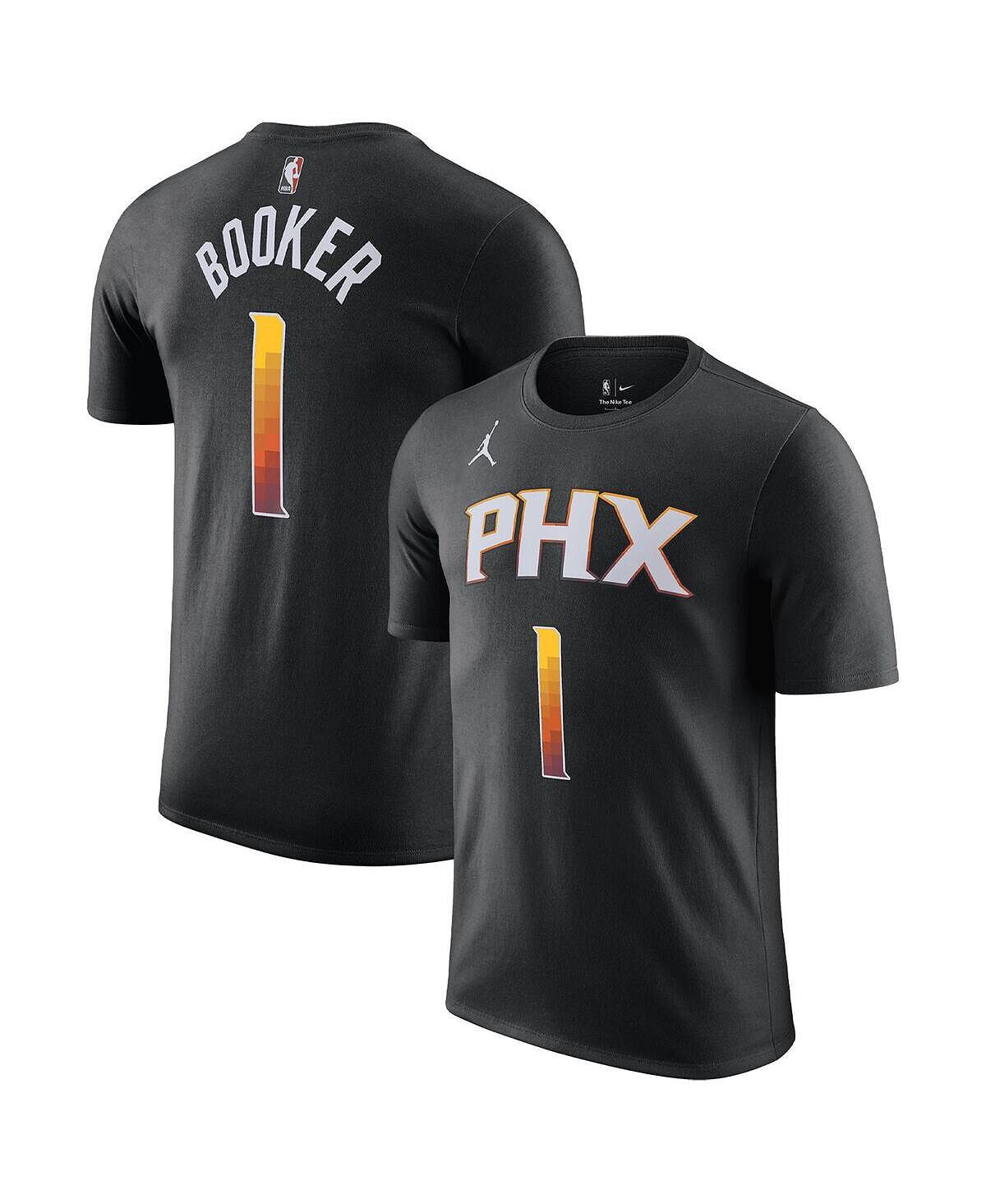Мужская брендовая футболка Devin Booker Black Phoenix Suns 2022/23 Statement Edition с именем и номером Jordan
Мужская брендовая футболка Devin Booker Black Phoenix Suns 2022/23 Statement Edition с именем и номером Jordan