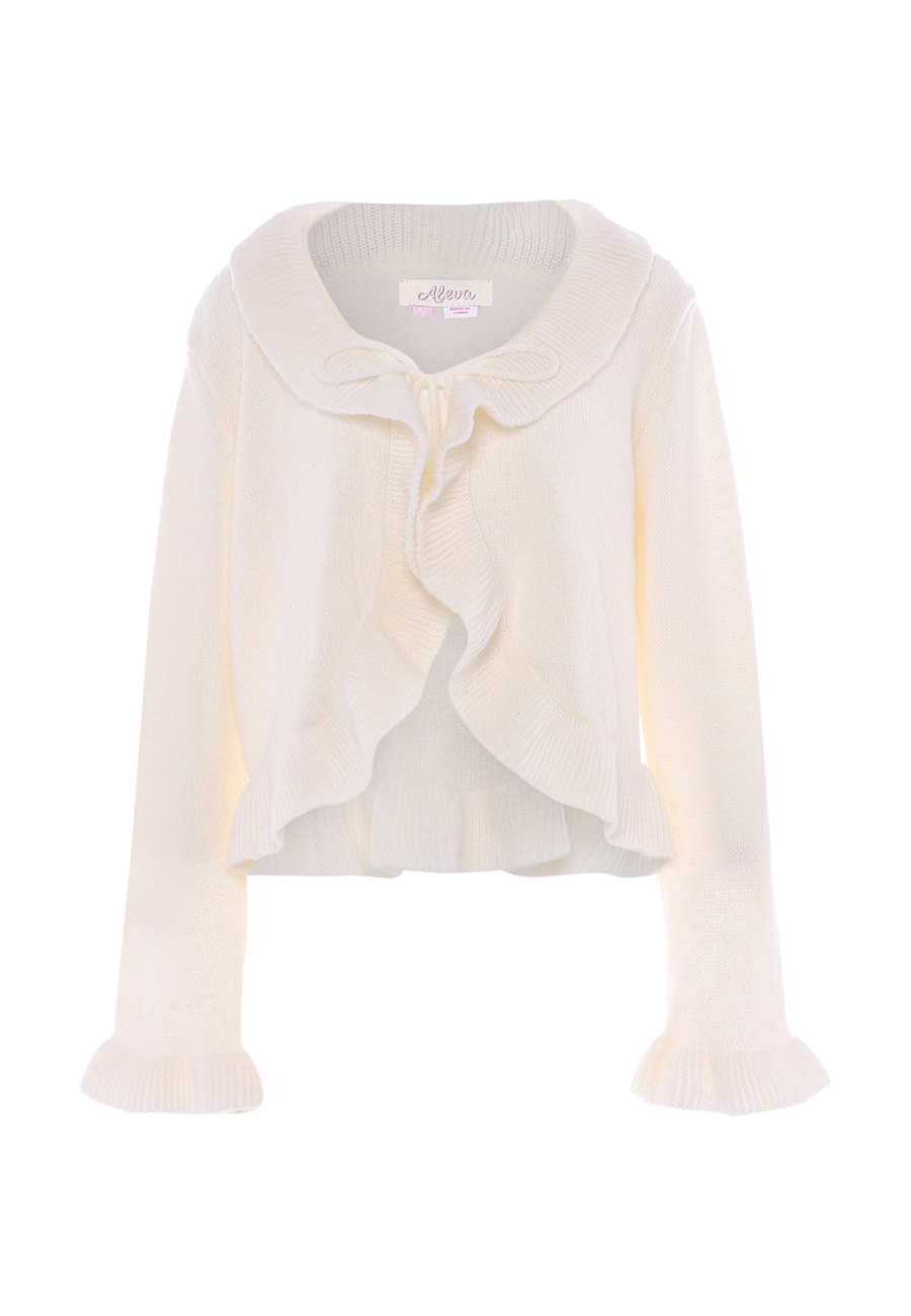 Вязаный кардиган aleva, Wool White
Вязаный кардиган aleva, Wool White