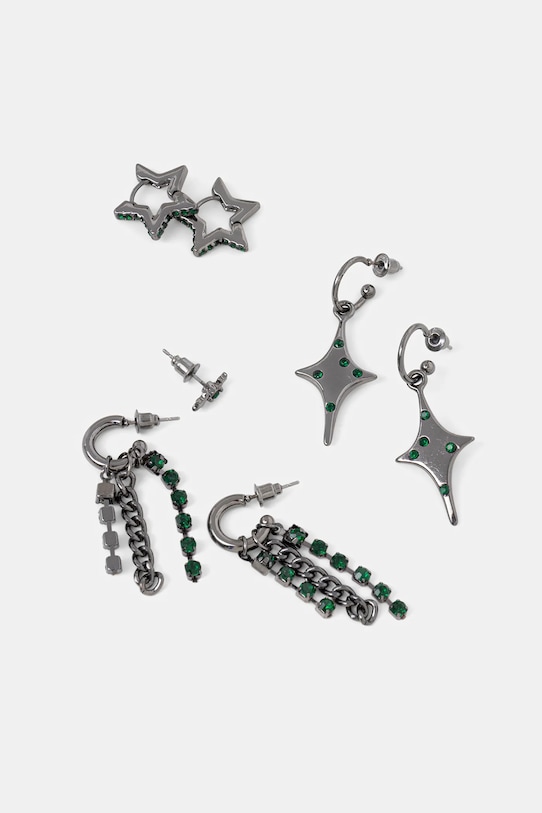 Набор из 5 серег Medicine, черный
Набор из 5 серег Medicine, черный