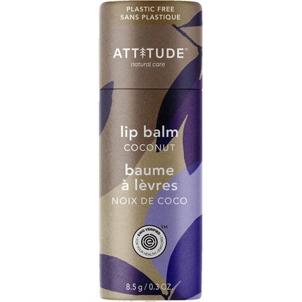 ATTITUDE Кокосовый бальзам для губ без пластика 8,5 г
ATTITUDE Кокосовый бальзам для губ без пластика 8,5 г