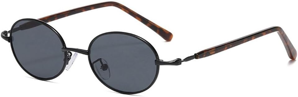 Модные маленькие металлические овальные солнцезащитные очки для женщин в стиле ретро-панк для мужчин, трендовые, с прозрачными линзами и оправой, защита от УФ-излучения UV400 SKFGNX, Black Leopard Gray
Модные маленькие металлические овальные солнцезащитные очки для женщин в стиле ретро-панк для мужчин, трендовые, с прозрачными линзами и оправой, защита от УФ-излучения UV400 SKFGNX, Black Leopard Gray