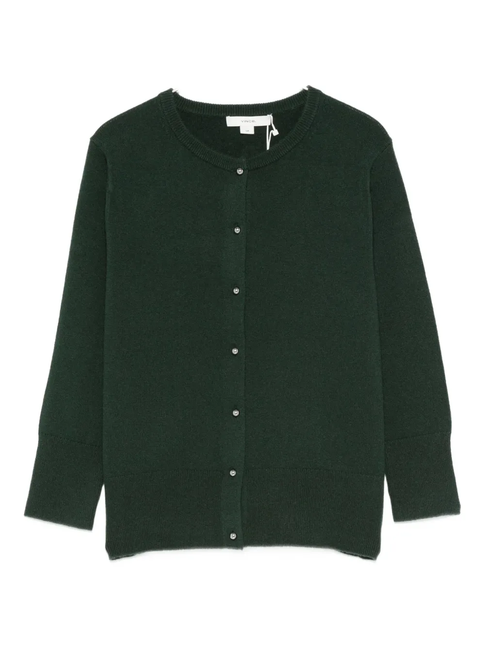 Кардиган из шерстяной смеси Vince, зеленый
Кардиган из шерстяной смеси Vince, зеленый
