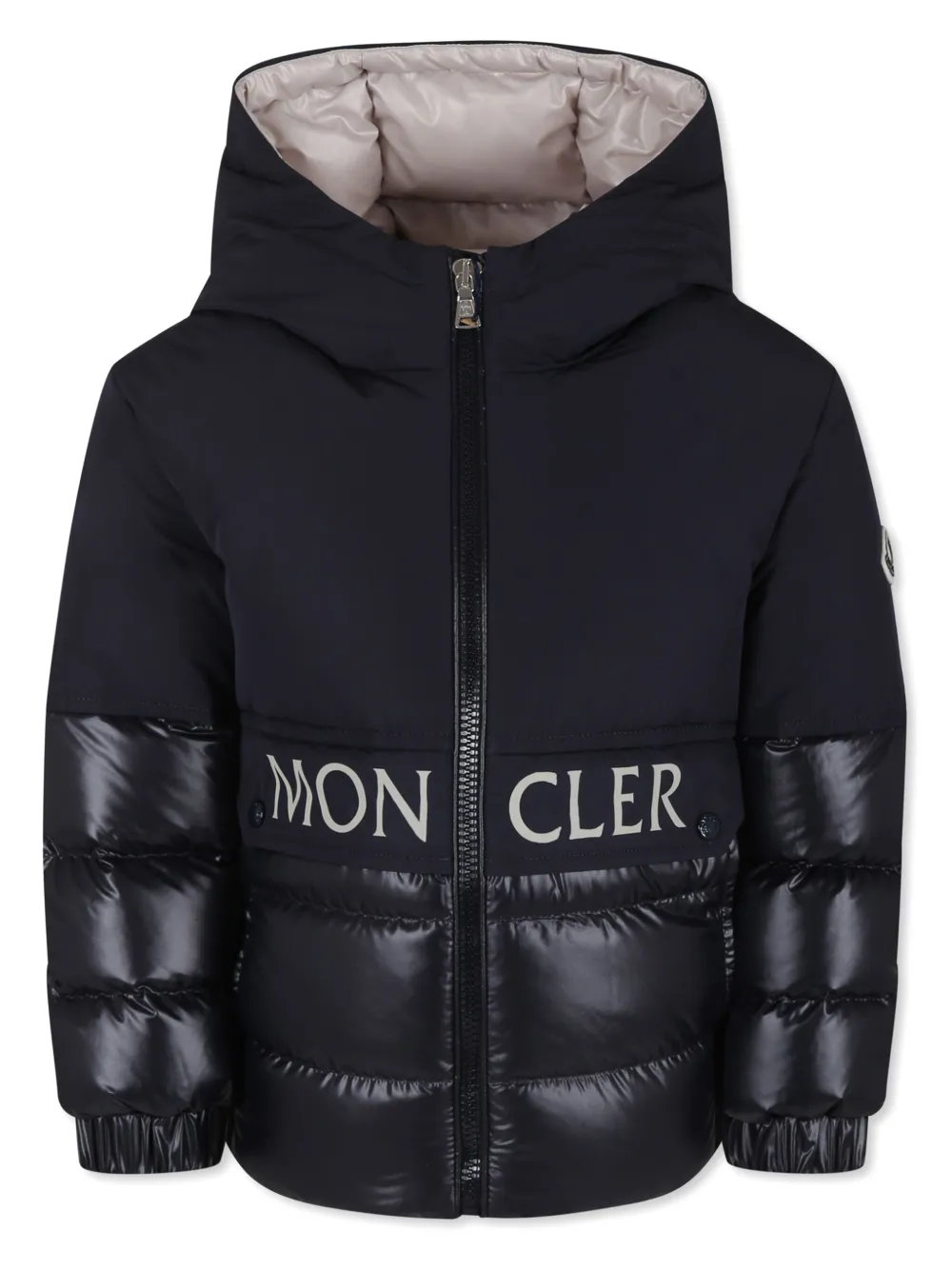 Пуховик с нашивкой-логотипом Moncler Enfant, синий
Пуховик с нашивкой-логотипом Moncler Enfant, синий