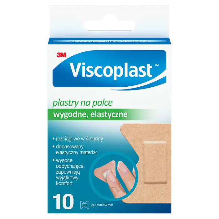 Небольшие перевязочные пластыри Viscoplast Plastry Na Palce 4,5 cm X 5,1 cm 10 шт, 10 шт 
Небольшие перевязочные пластыри Viscoplast Plastry Na Palce 4,5 cm X 5,1 cm 10 шт, 10 шт