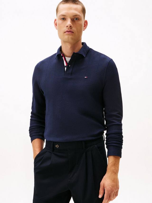 Хлопковая поло с длинным рукавом Tommy Hilfiger
Хлопковая поло с длинным рукавом Tommy Hilfiger