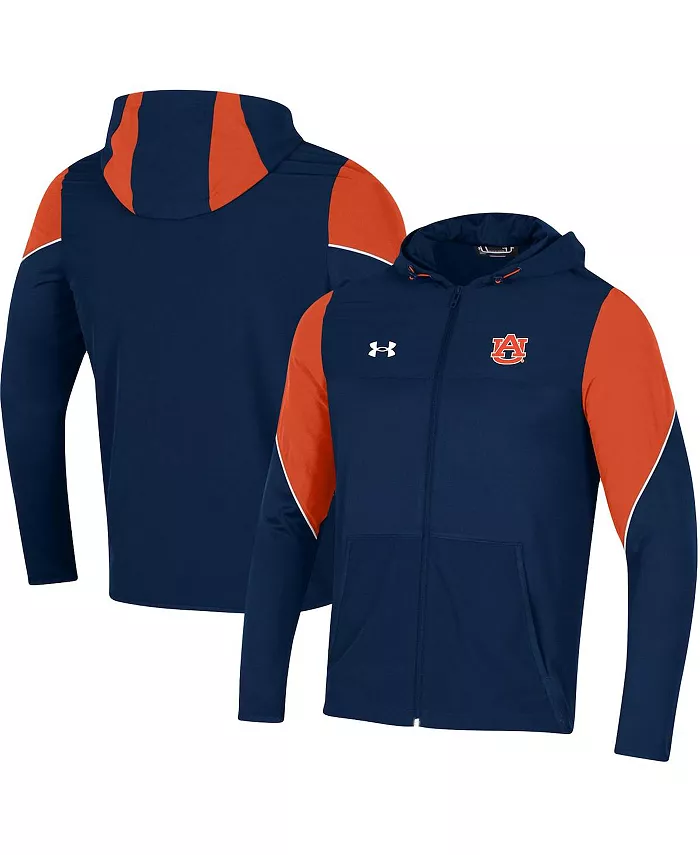 Мужская синяя толстовка Auburn Tigers 2021 с молнией и капюшоном для разминки Under Armour
Мужская синяя толстовка Auburn Tigers 2021 с молнией и капюшоном для разминки Under Armour