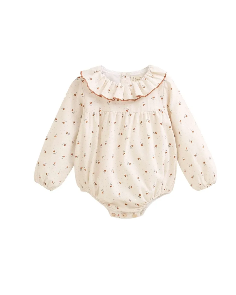 Детский комбинезон с цветочным принтом Dadati, бежевый
Детский комбинезон с цветочным принтом Dadati, бежевый