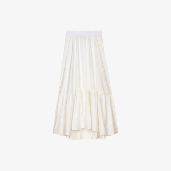 Юбка Maje с пайетками и асимметричным подолом, белый
Юбка Maje с пайетками и асимметричным подолом, белый