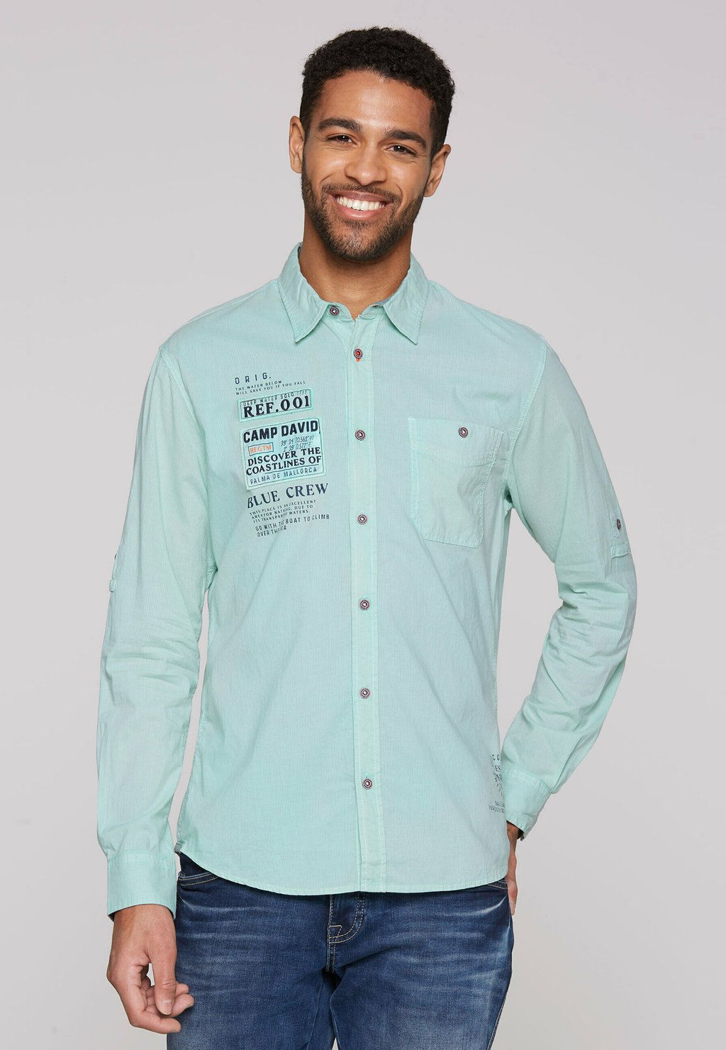 Рубашка LANGARM MIT STRUKTUR Camp David, мятный
Рубашка LANGARM MIT STRUKTUR Camp David, мятный