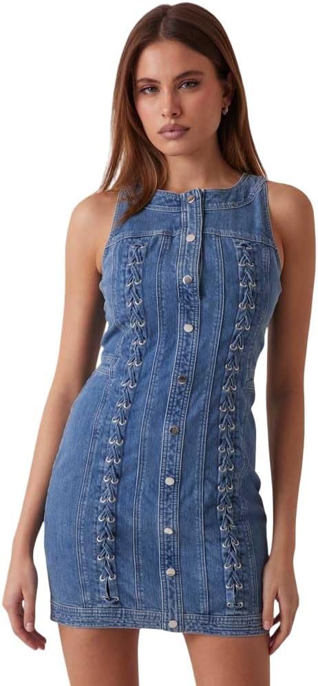 GUESS Женское платье Eco Lisbeth, Lace Up Blue
GUESS Женское платье Eco Lisbeth, Lace Up Blue