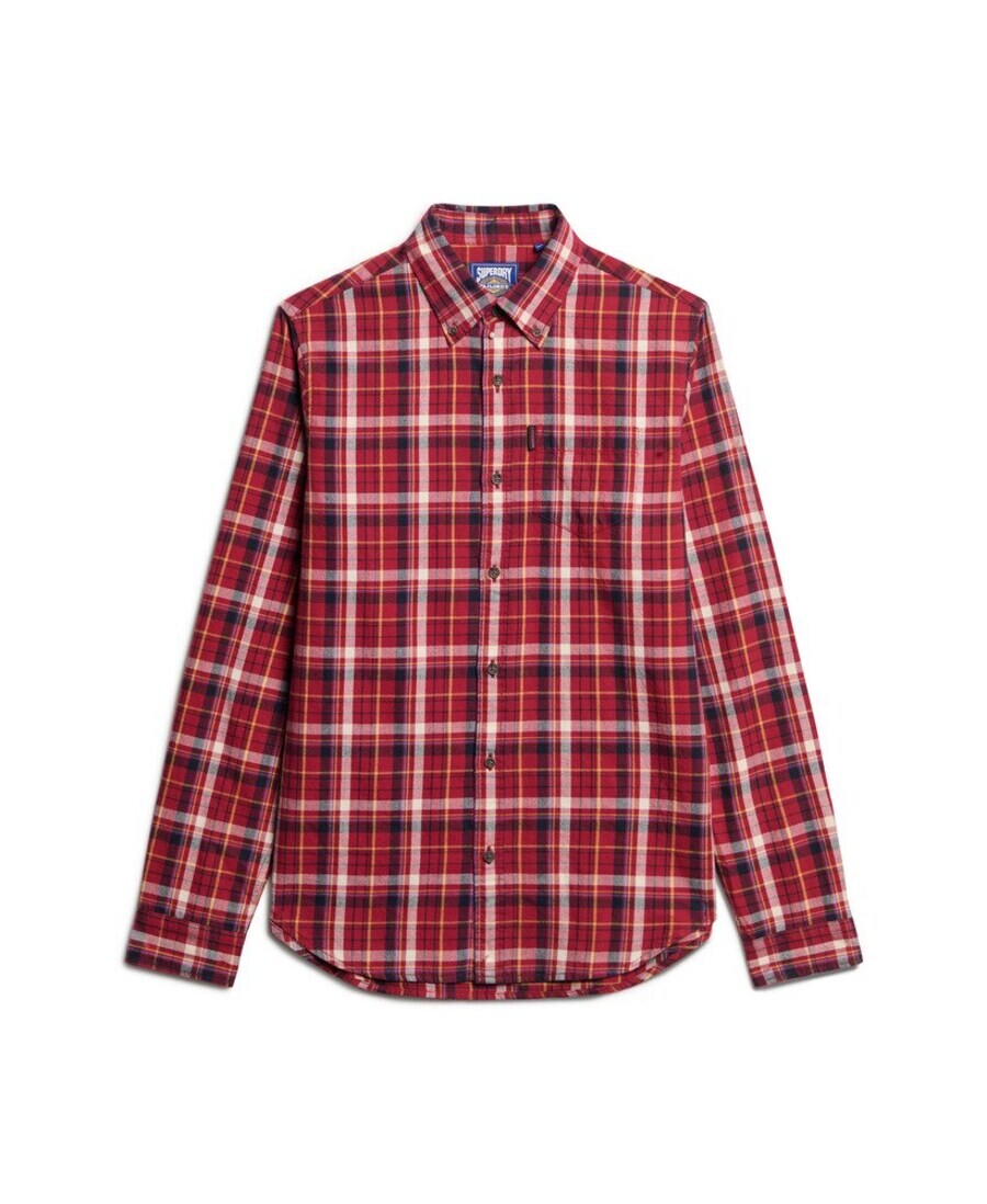Клетчатая рубашка Superdry Regular fit Button Up Shirt, цвет red/dark red
Клетчатая рубашка Superdry Regular fit Button Up Shirt, цвет red/dark red