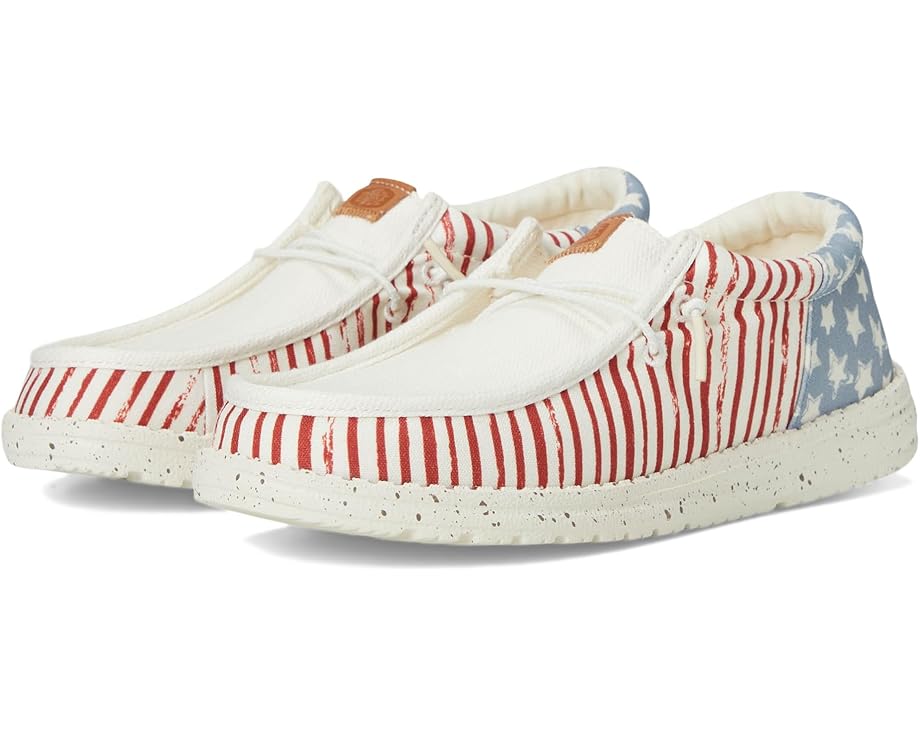 Лоферы Hey Dude Kids Wally Americana, цвет Funk American Flag 
Лоферы Hey Dude Kids Wally Americana, цвет Funk American Flag